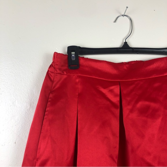 Kira Stunning Red Midi Skirt - Picture 2 of 5